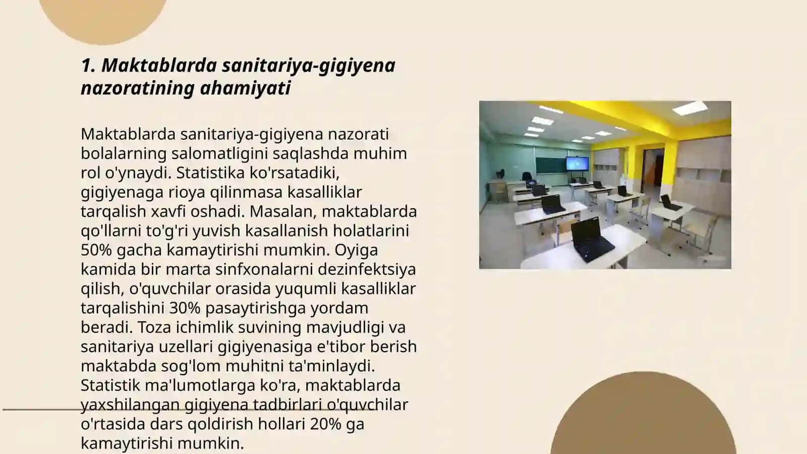 Maktab, maktab internat va kasbiy maktablarni chuqurlashtirilgan sanitar gigiyenik tekshirish 3