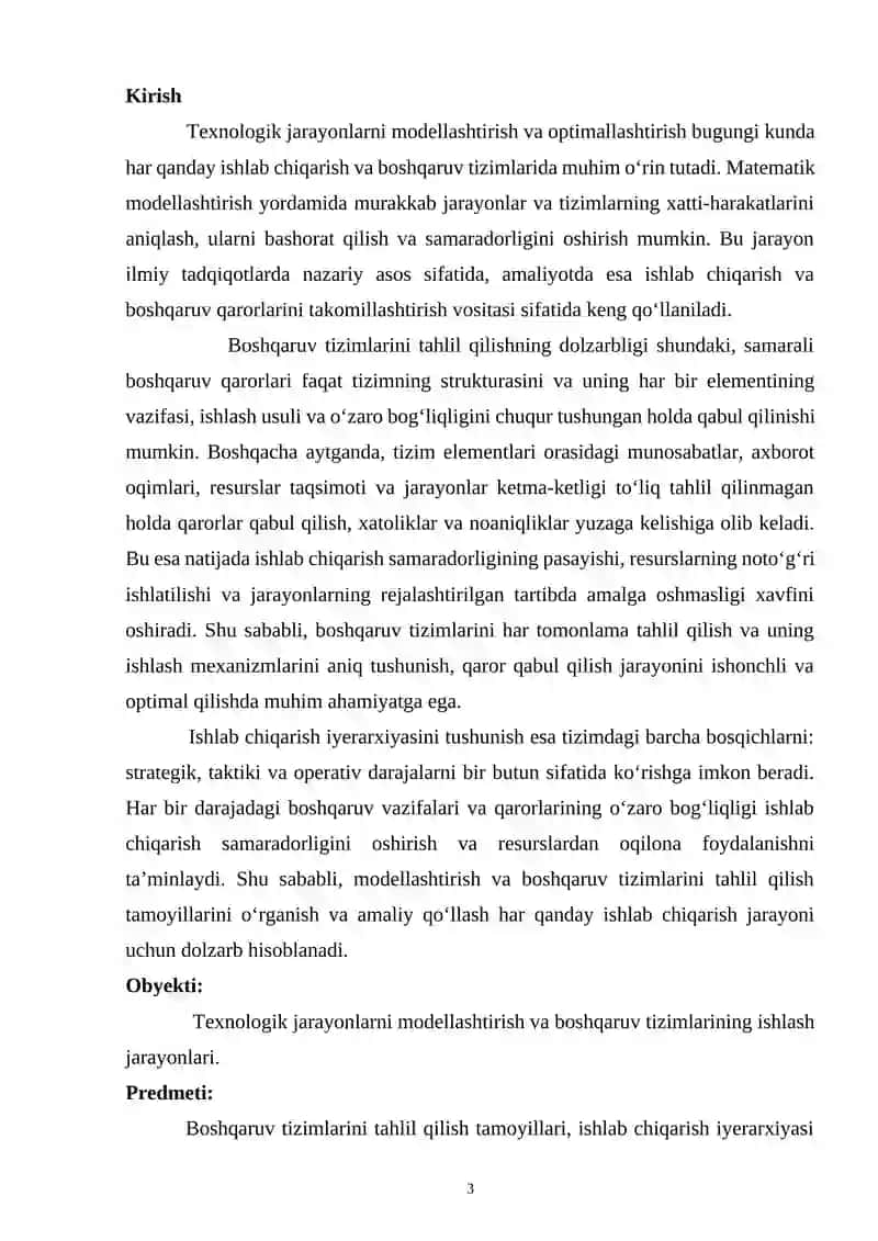 Matematik modellashtirish 3