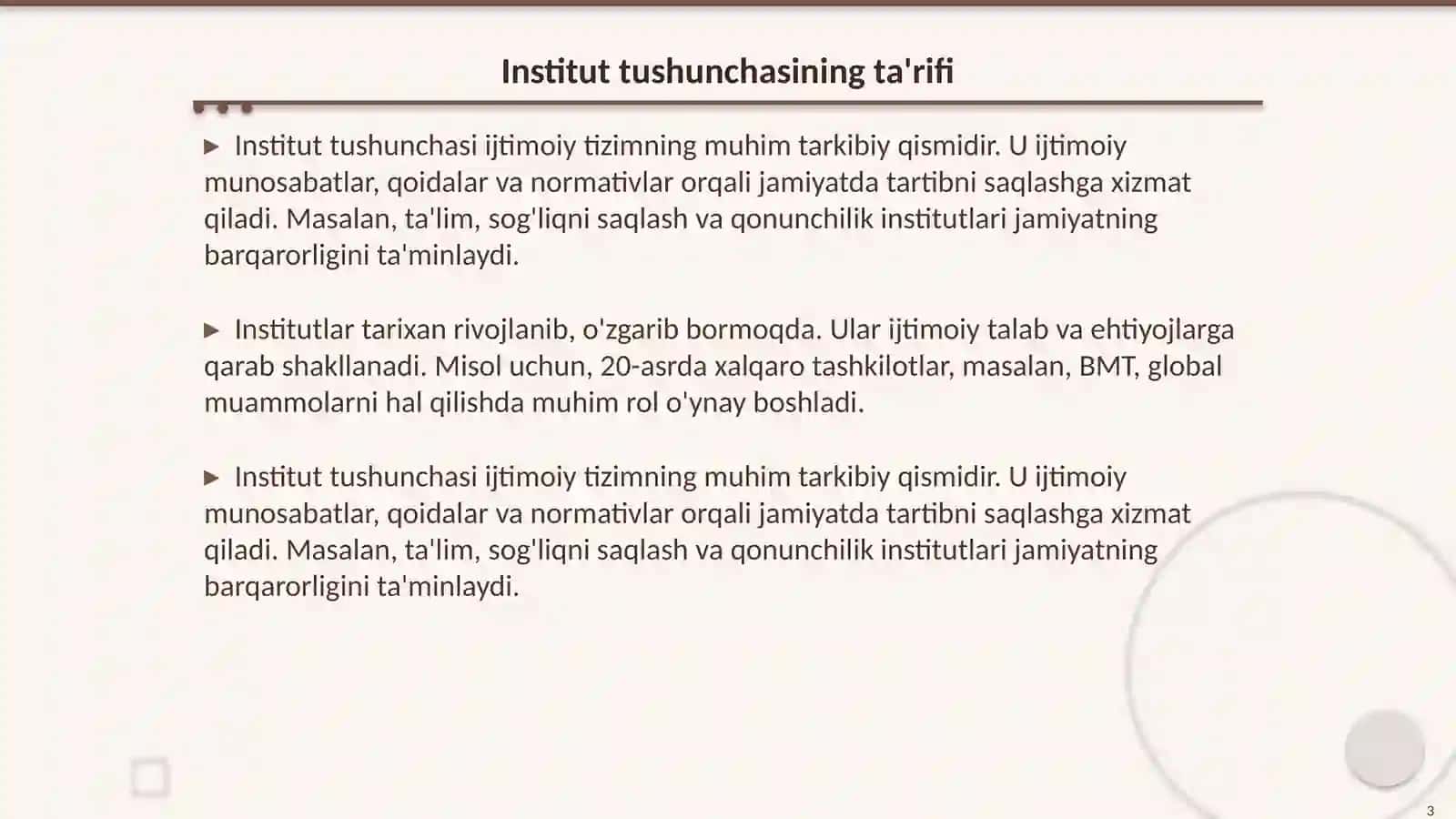 Institut va norma tushunchalarining mohiyati 3