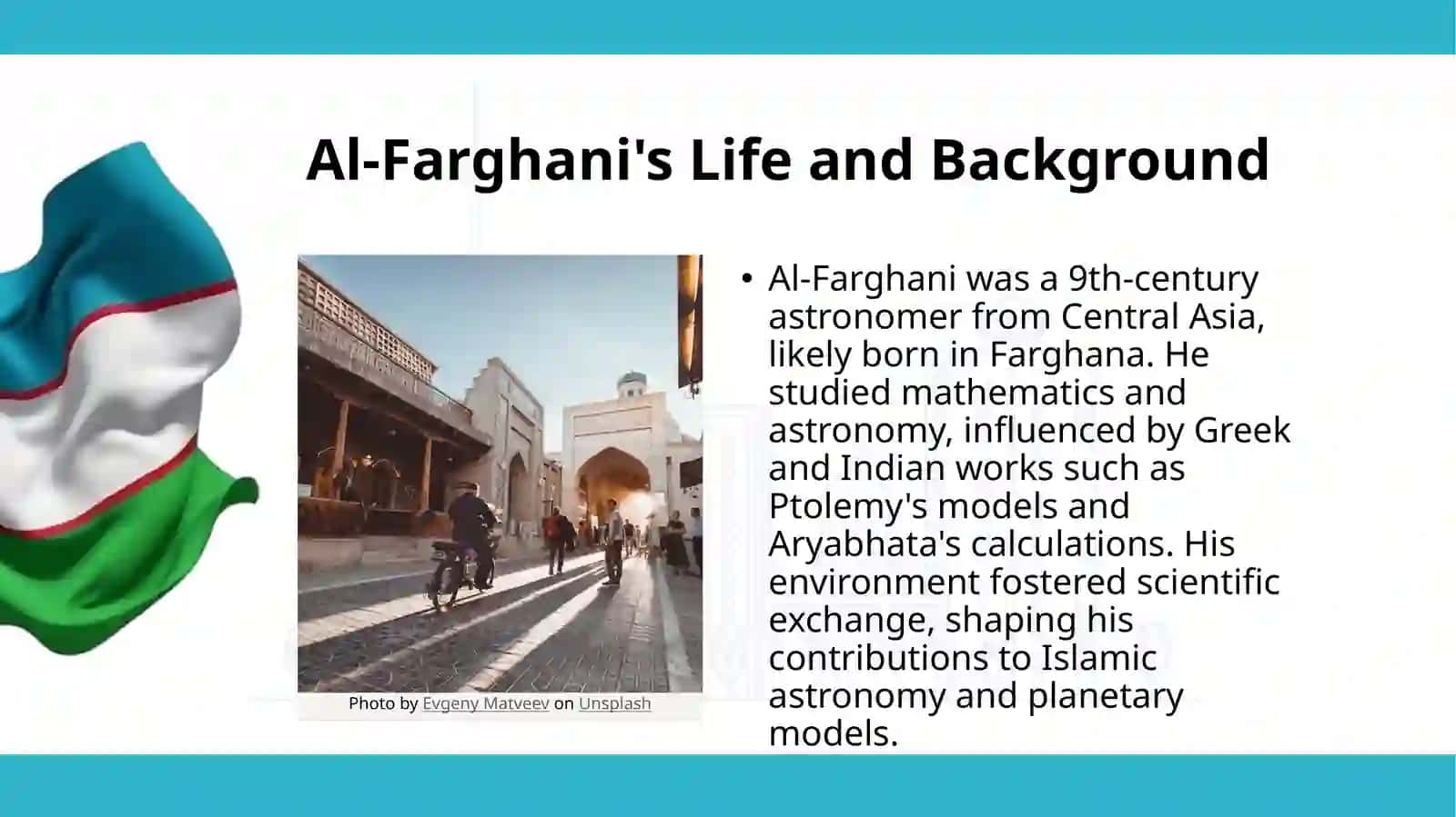 Al-Farghani and Astronomy Math 3