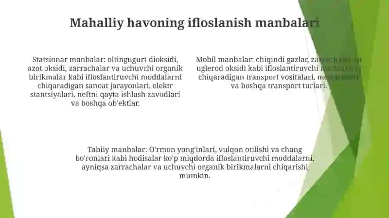 Havoning Mahalliy Va Mintaqaviy Ifloslanishi 3