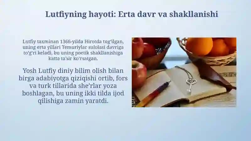 Lutfiyning hayoti va gʻazallari 3