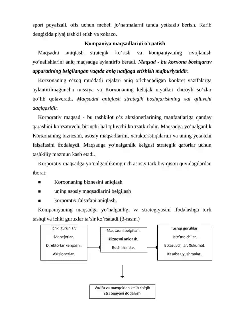 Strategik ko’rish va kompaniya missiyasini asoslash 3