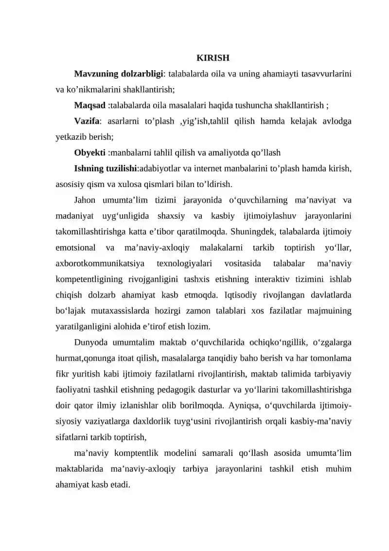 «Shayx Muhammad Sodiq Muhammad Yusufning "Ijtimoiy odoblar" asari asosida yoshlarda "Ijtimoiy odoblarni" shakllantirishi» 3