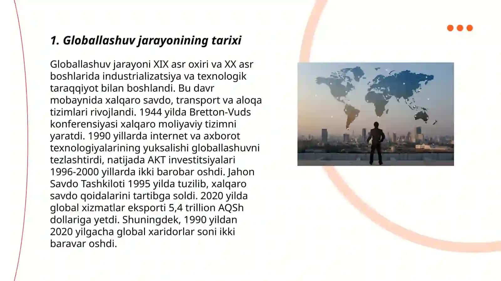 Globallashuv jarayonining tarixi 3