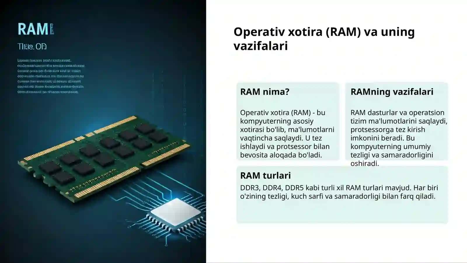 Kompyuter: Asosiy qurilmalar va vazifalari 3
