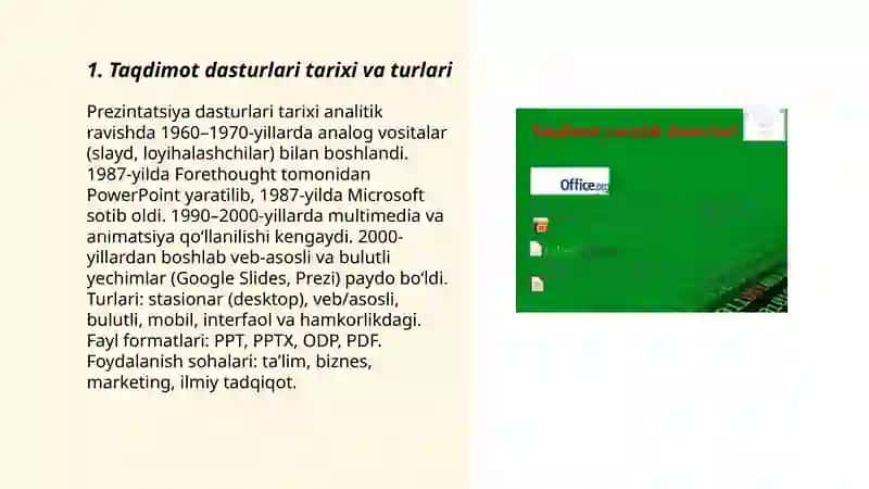 Taqdimot dasturlari 3