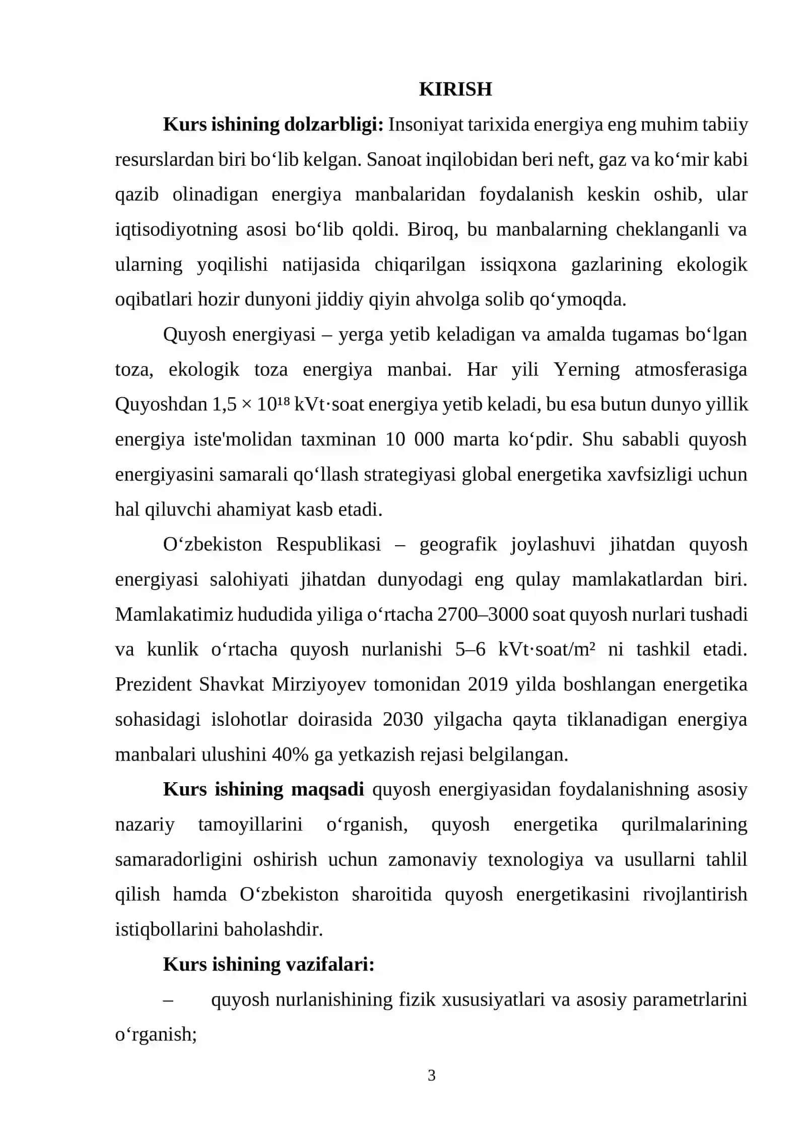 QUYOSH ENERGIYASIDAN FOYDALANISHNING NAZARIY ASOSLARI VA SAMARADORLIGINI OSHIRISH USULLARI 3