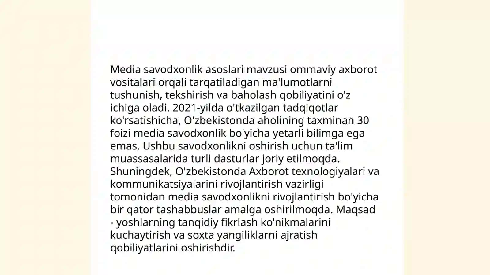 Media savodxonlik va kiberxavsizlik 3