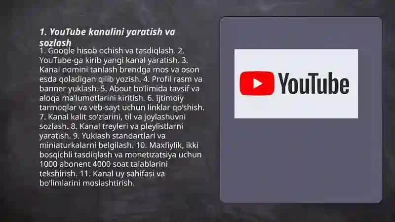 You tube platformasi 3