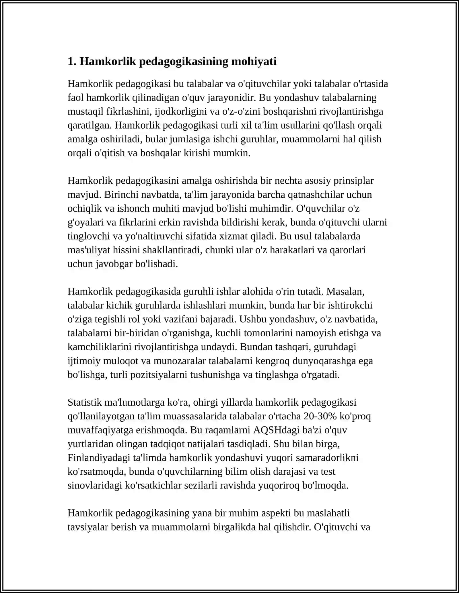HAMKORLIK PEDOGOGIKASINING KONTSEPTUAL GʻOYALARI 3