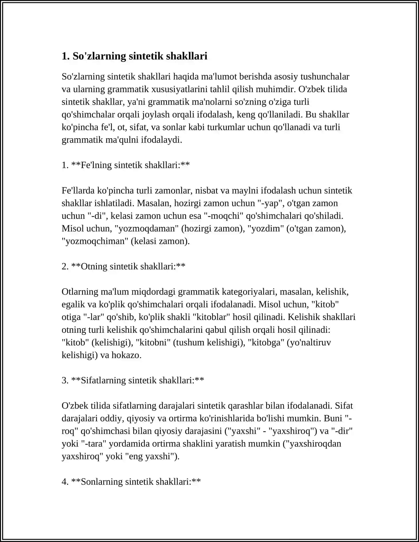 SÓZLARNING SINTETIK VA ANALITIK SHAKLLARI 3