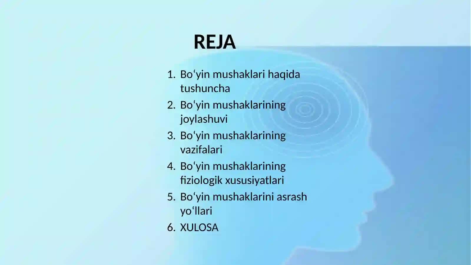Bo‘yinmushaklari fiziologiyasi 3