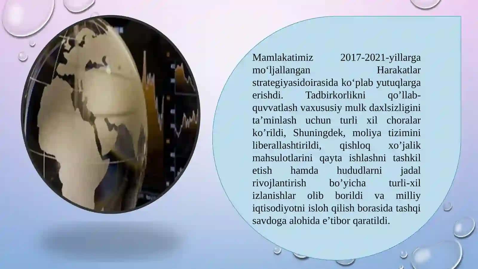 Jahon xo‘jaligini globalashuvida O‘zbekistonning ishtiroki 3