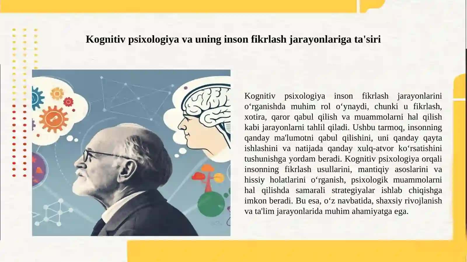 Hozirgi zamon psixologiyasining tarmoqlari 3