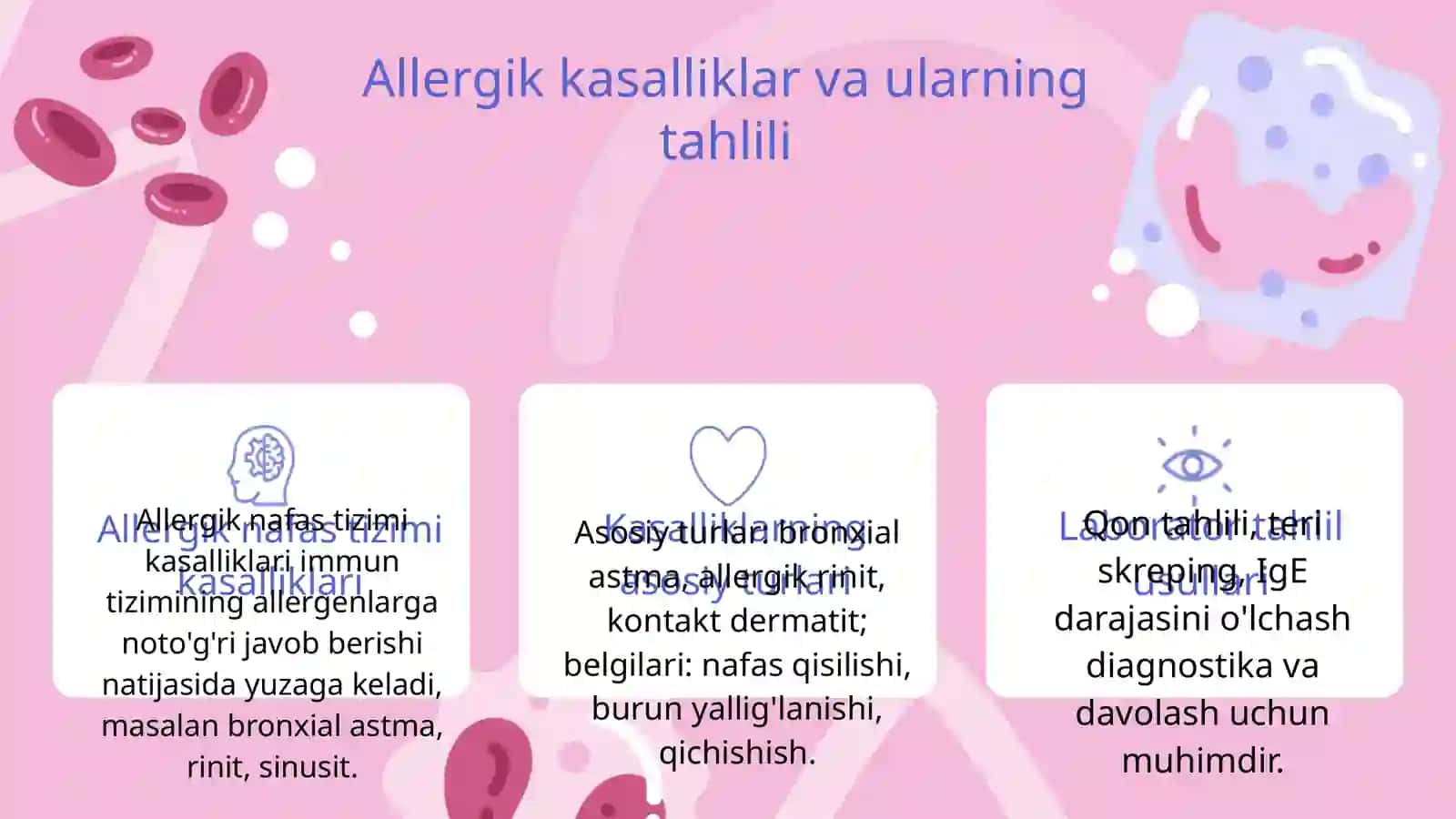 Nafas tizimining allergik kasalliklarini zamonaviy laborator va instrumental tekshirish usullari 3