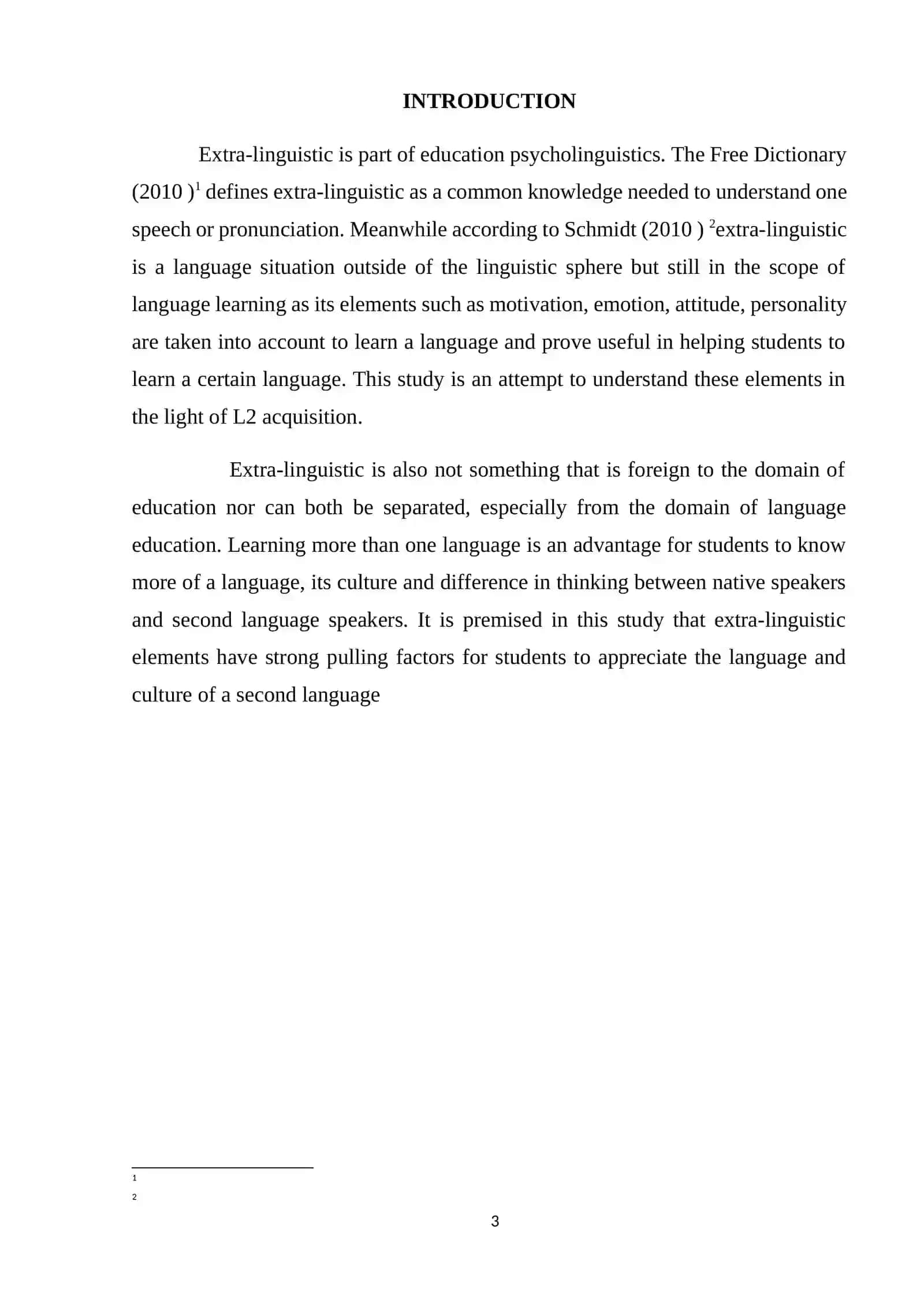 Extralinguistic factors and their use in language teaching 3
