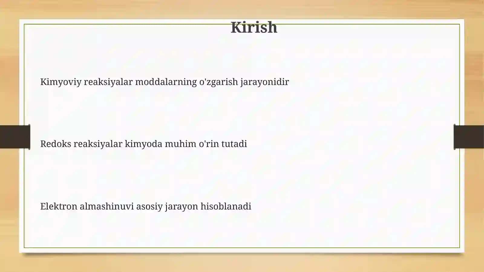 Oksidlanish-qaytarilishreaksiyalari.Qaytaruvchivaoksidlovchilar 3