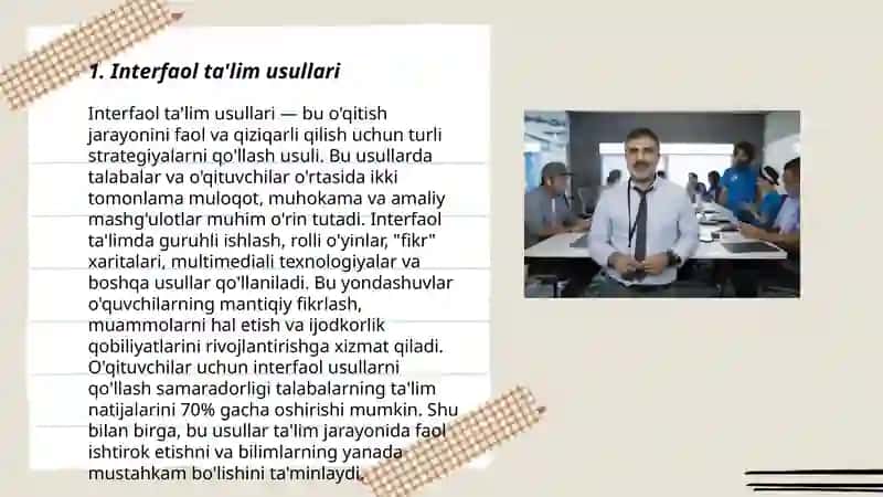 Interfaol ta'lim usullari 3