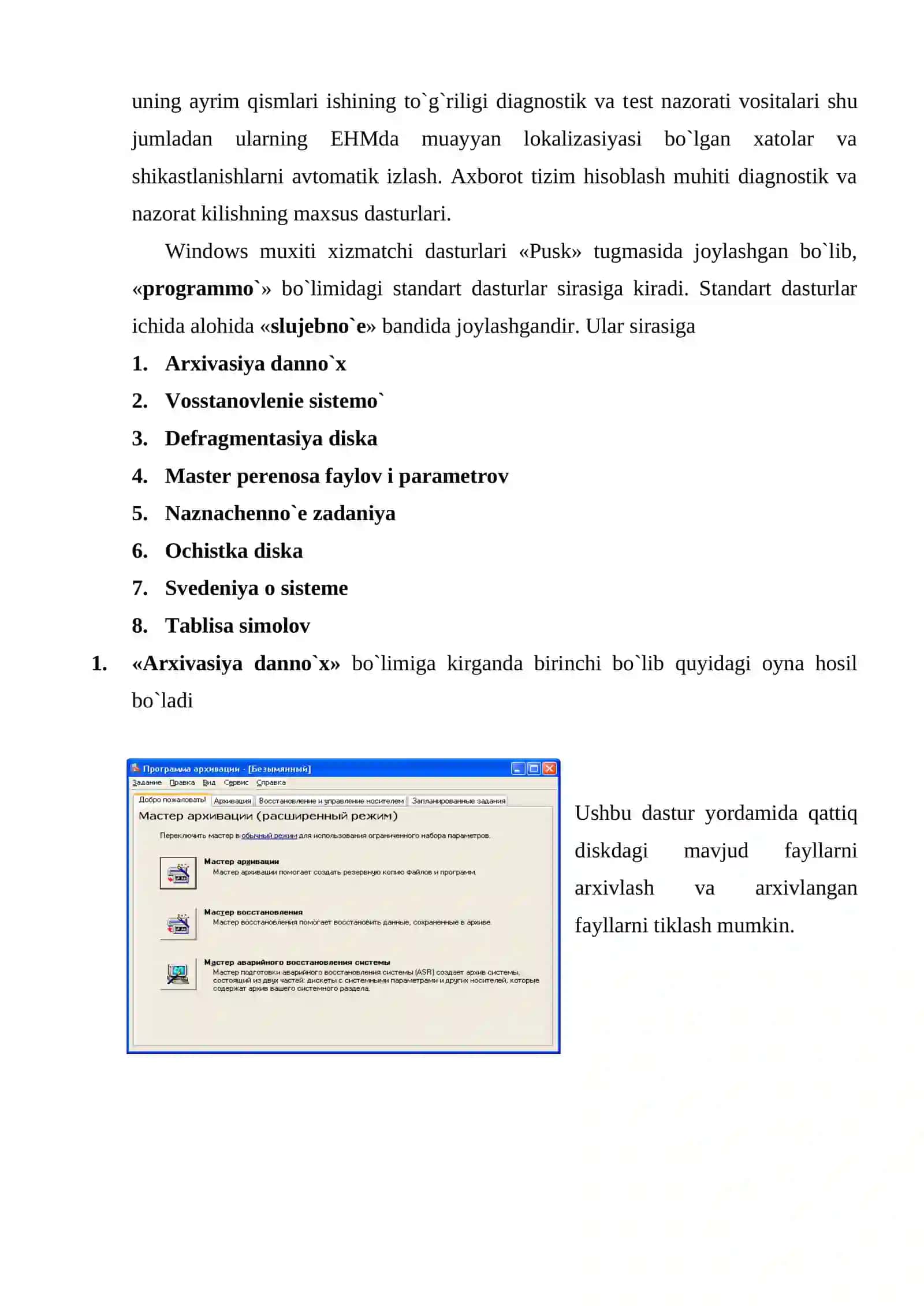 Windows opеrasion sistеmasi 3
