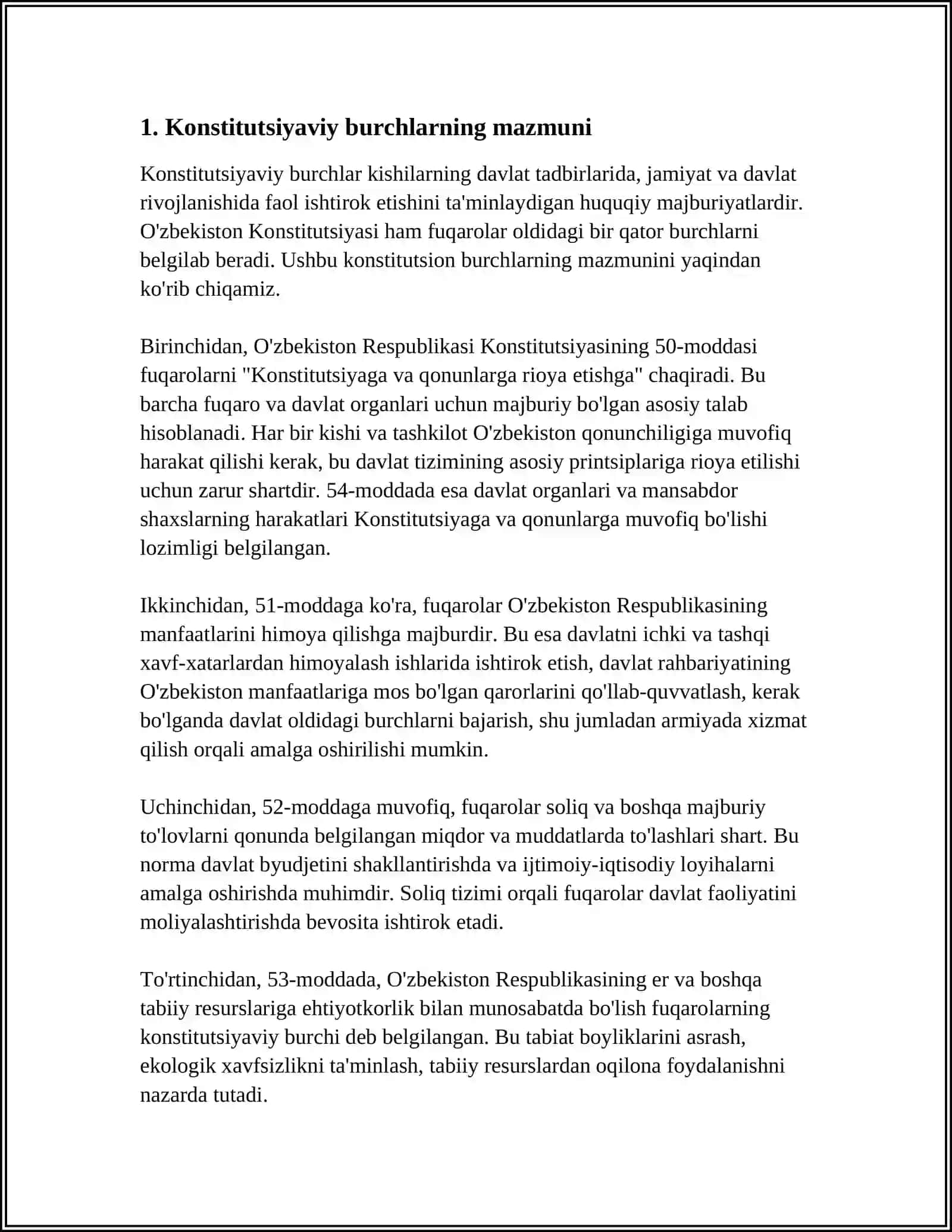 FUQAROLARNING KONSTITUTSIYAVIY BURCHLARI 3