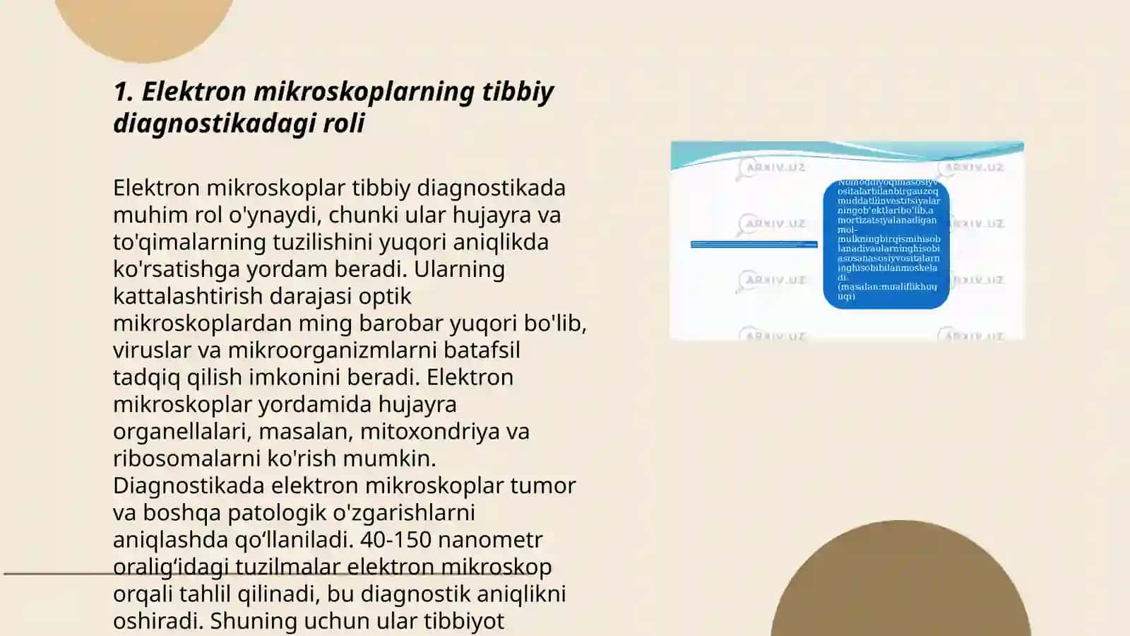 Elektron mukroskoplarning tibbiyotdagi ahamiyati 3