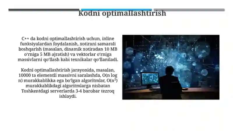 Kodni optimallashtirish 3
