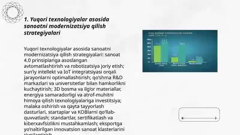 Raqobatdoshligini oshirish va mavqeyini mustaxkamlash 3