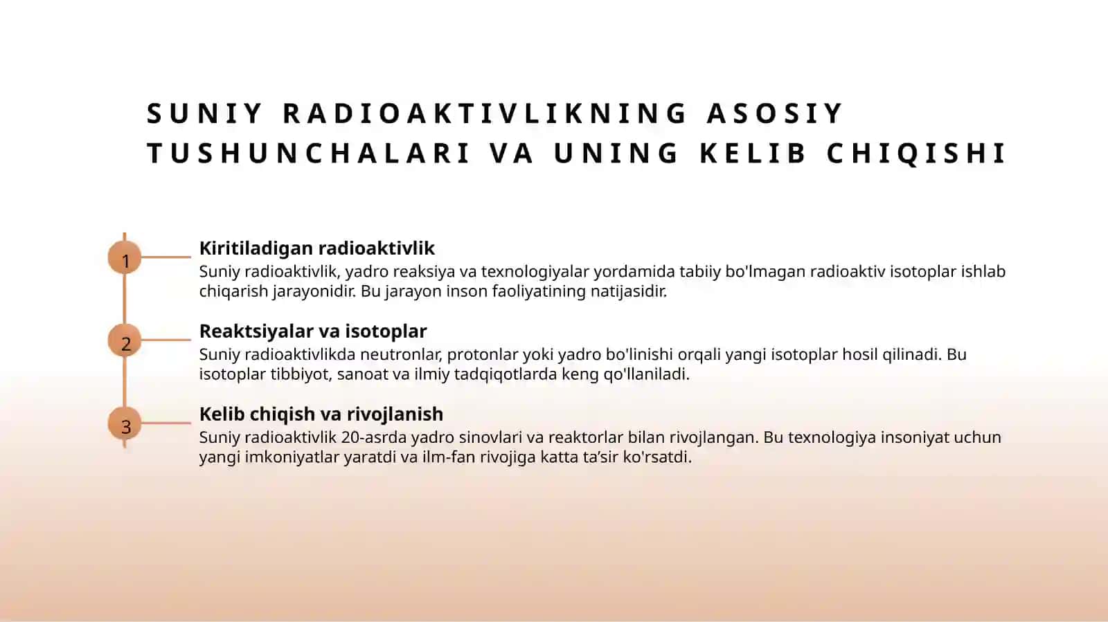 Suniy radio aktivlik va uning ahamiyati 3