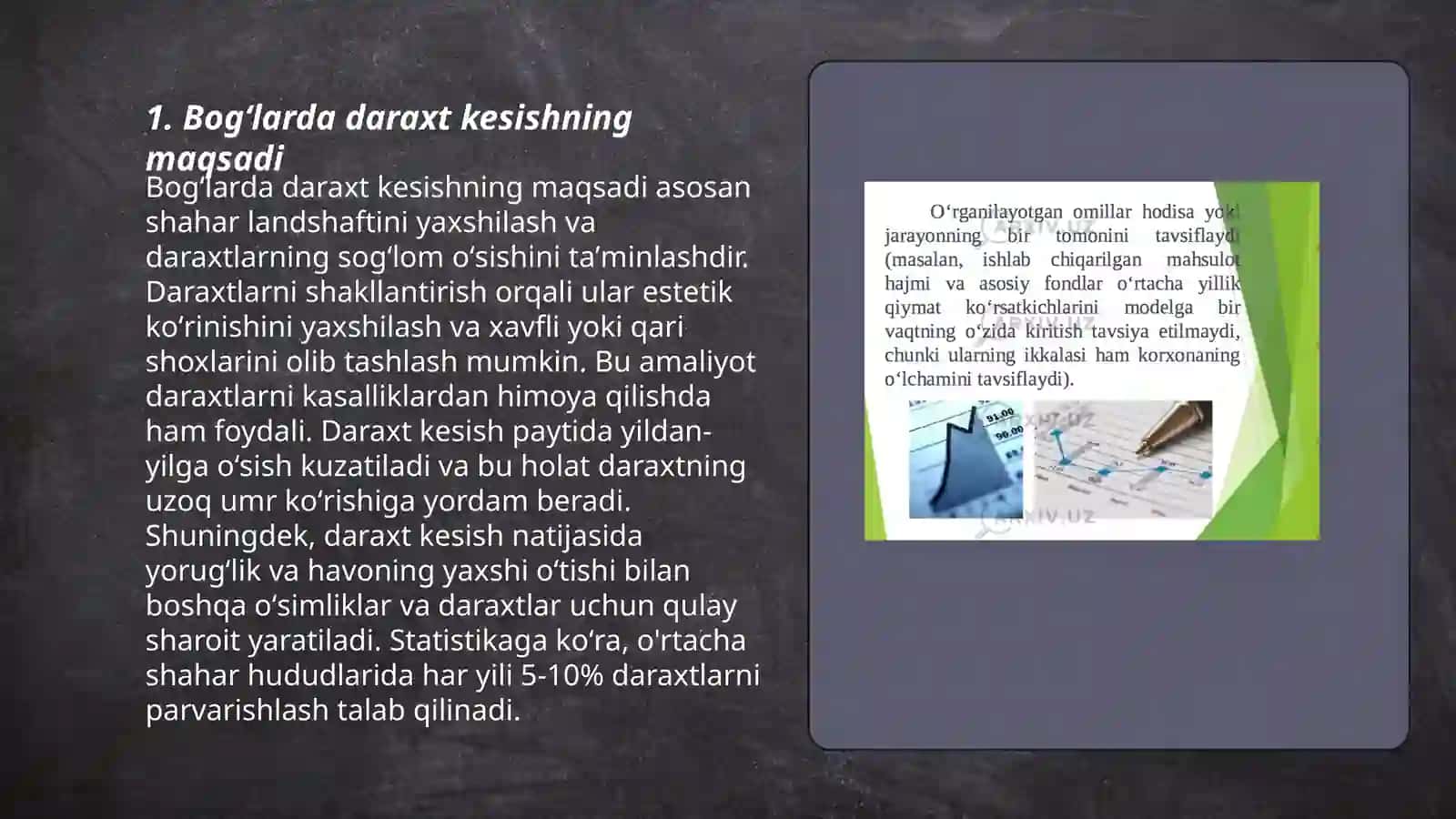 Bog'larda kesish usullari va uni o'tkazish texnologiyasi 3