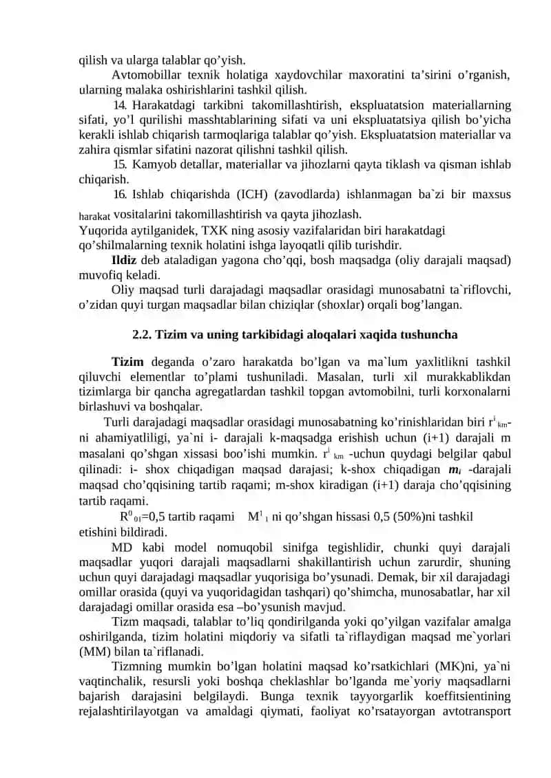TEXNIK TIZIMLAR VA ULARNI BOSHQARISH USLUBLARI 3
