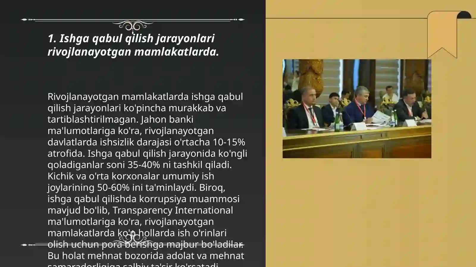 Ishga qabul qilish jarayonlari rivojlanayotgan mamlakatlarda 3