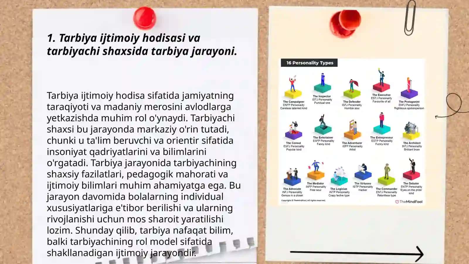 Tarbiya ijtimoiy hodisa tarbiyachi shaxsida 3