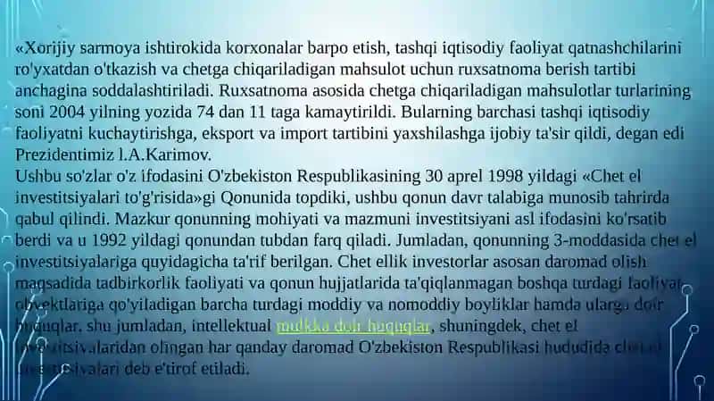 INVESTITSIYA BOZORI,UNING MOHIYATI VA AHAMIYATI 3