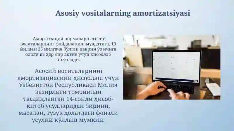 Asosiy Vositalar 3