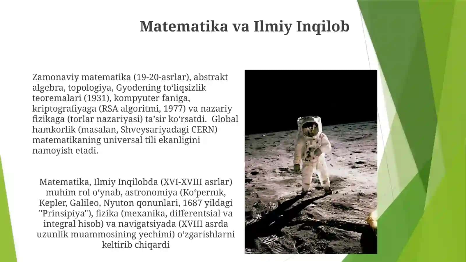 Matematika va Ilmiy Inqilob 3