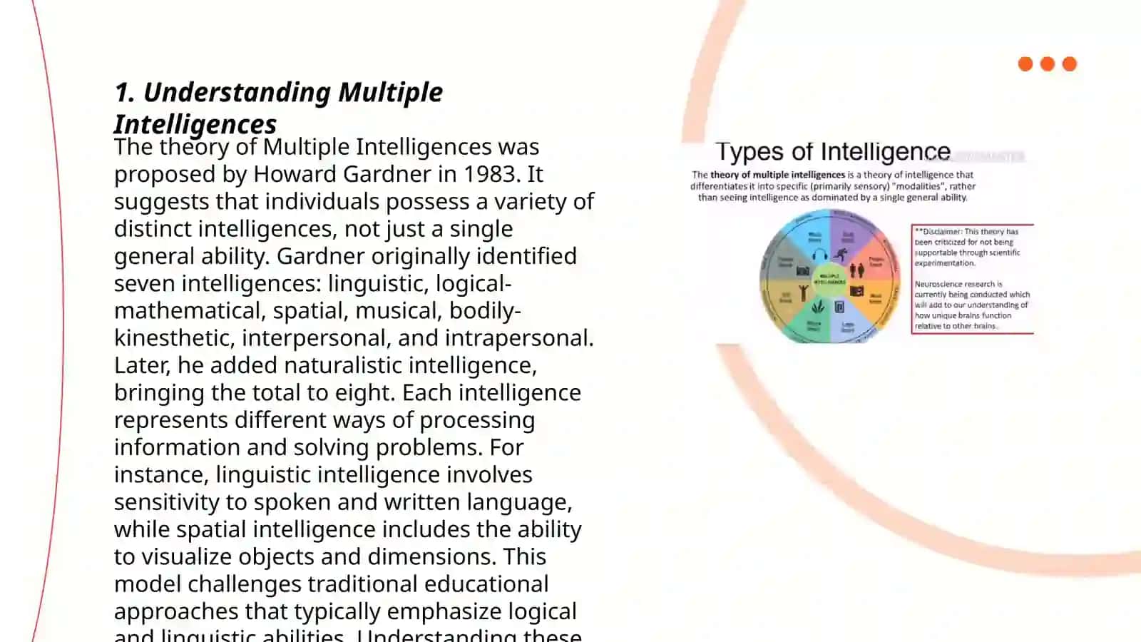 Determining Your Intelligences 3