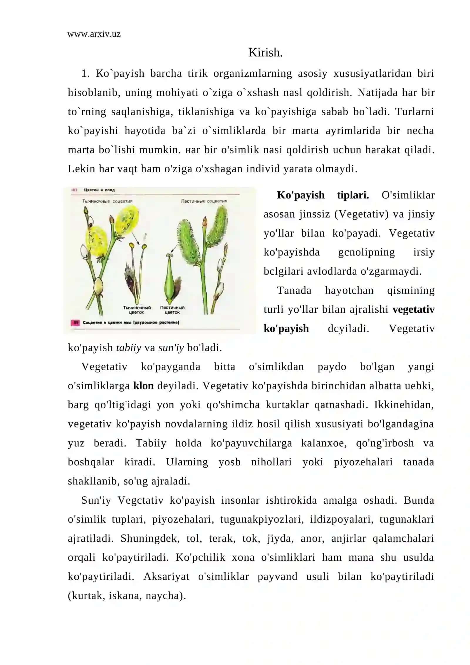 O’simliklar ko’payish fiziologiyasi 3