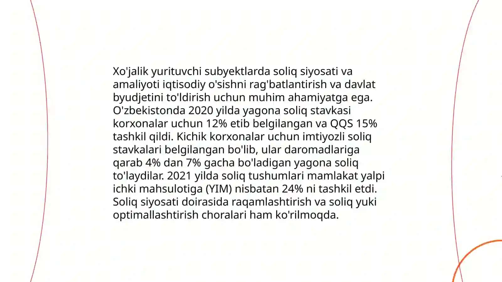 Xo'jalik yurituvchi subyektlarda moliyaviy resurslarni shakllantirish va soliq solishni takomillashtirish yo'llari 3