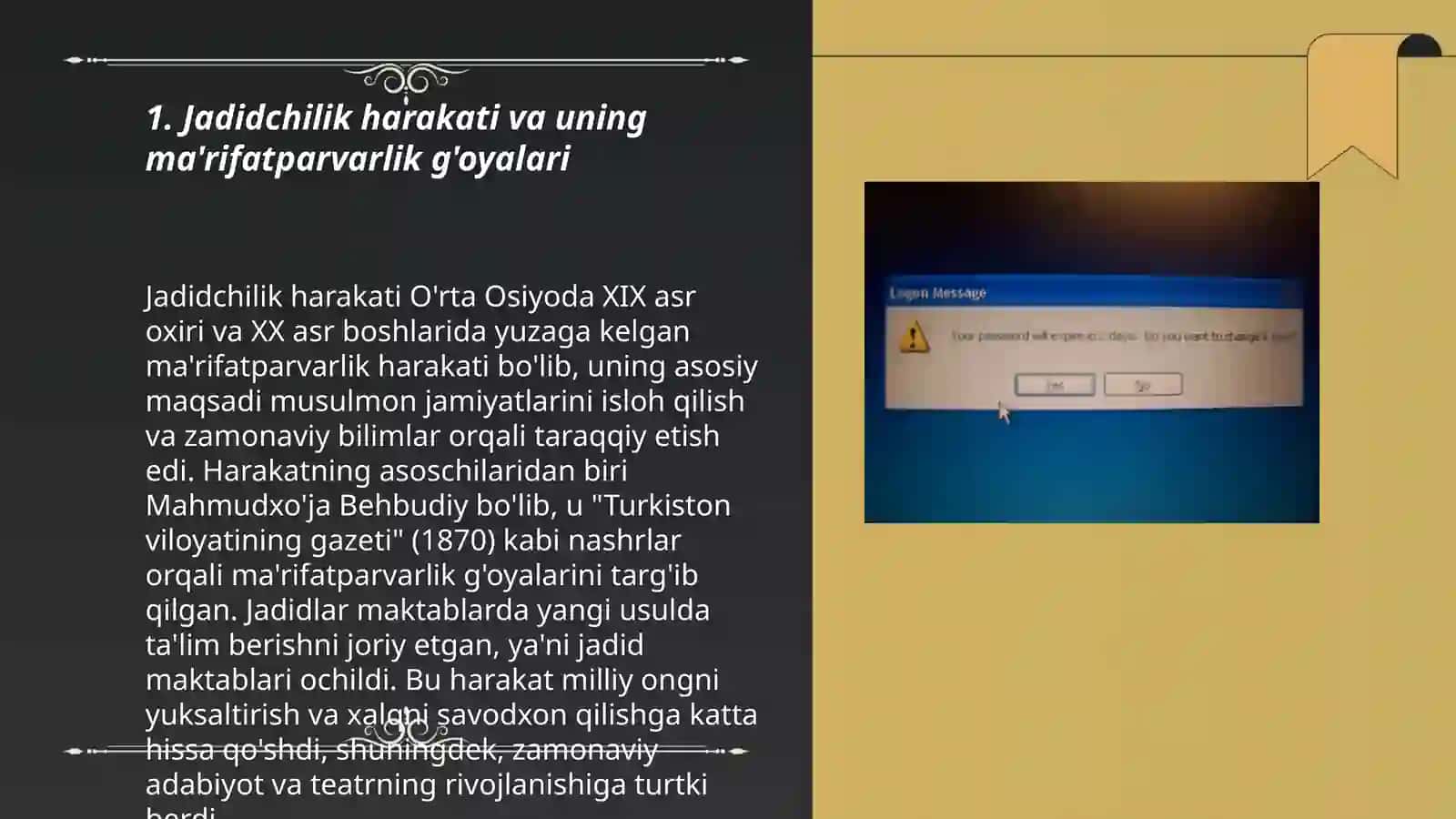 Jadid ma'rifatparvarlarining o'lka ijtimoiy ma'naviy hayotidagi o'rni 3