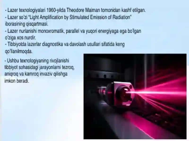 Lazertexnologiyalar va uning tibbiyotdagi ahamiyati 3