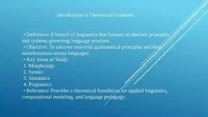 Grammatical Characteristics of the Verb and Numerals. Semantic-Structural Types in Theoretical Grammar 3