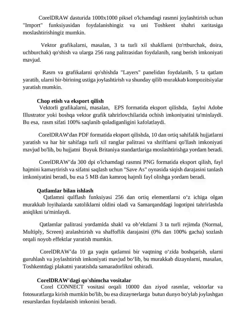 CorelDraw bilan tanishish 3