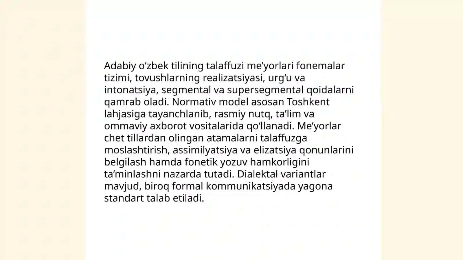 O’zbek adabiy tilining talaffuzi me’yerlari 3