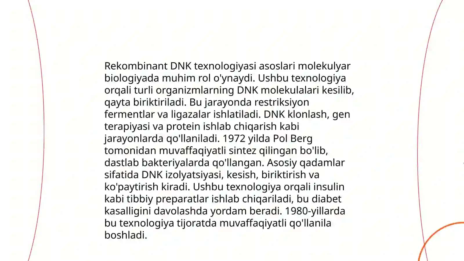 Tibbiyotda DNK rekombinantlarni qo'llanilishi 3