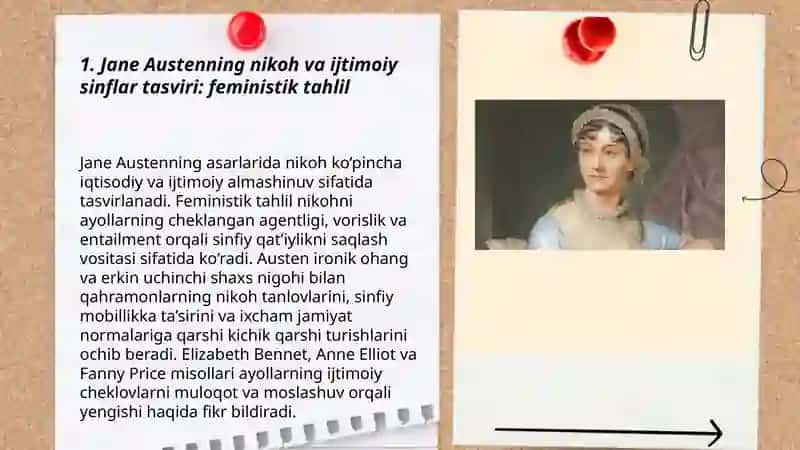 Ayol yozuvchilar va feministik adabiy yondashuv: Austen, Brontëlar, Dickinson 3