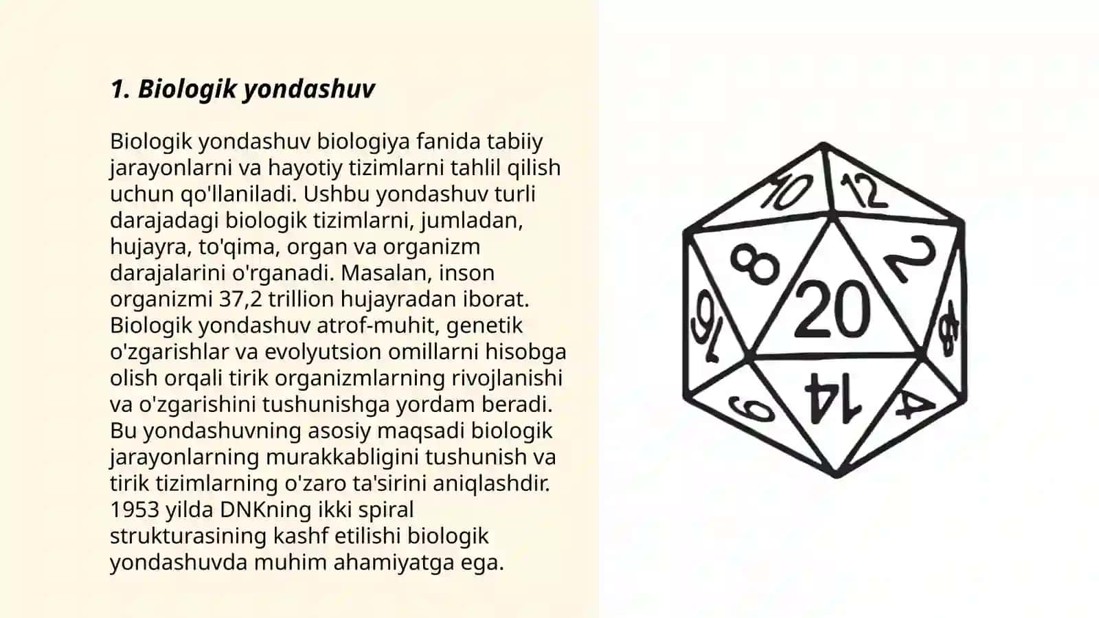 Biologik yondashuv 3