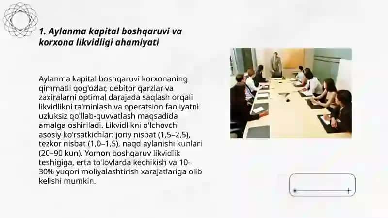 Aylanma kapitalni boshqarishning ahamiyati 3