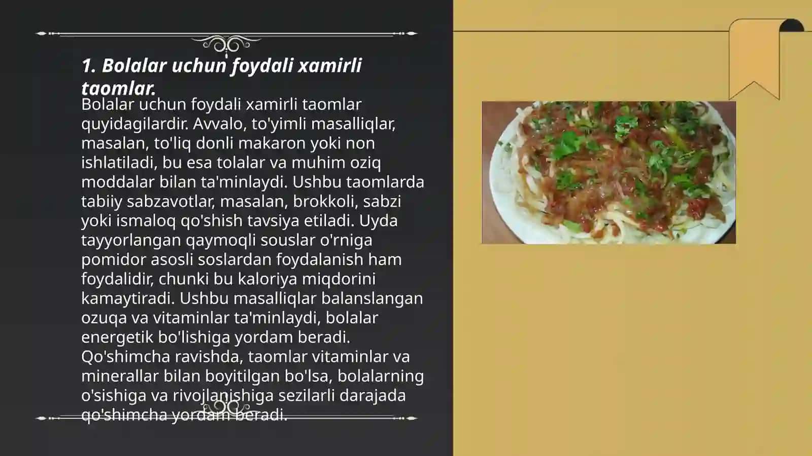 Bolalar va parhez ovqatlanishda xamirli taomlar tayyorlash 3