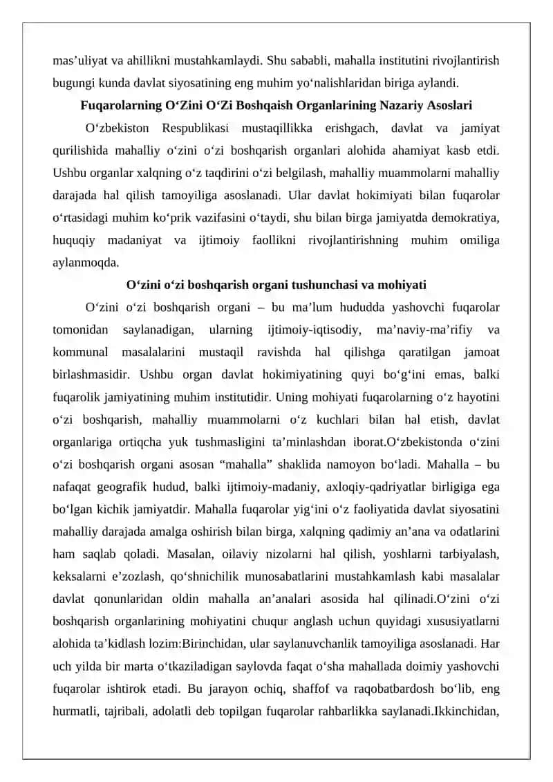 Fuqarolarning o‘zini o‘zi boshqarish organlari 3